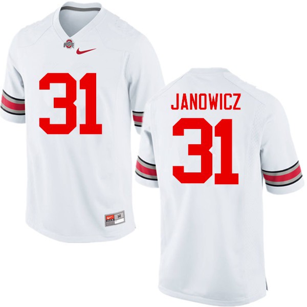 Ohio State Buckeyes #31 Vic Janowicz Men Stitch Jersey White